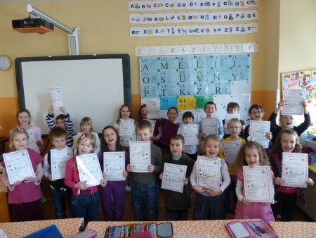 Naše prvé polročné vysvedčenie